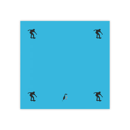 Post-it® Note Pads: Skateboarding Turquoise