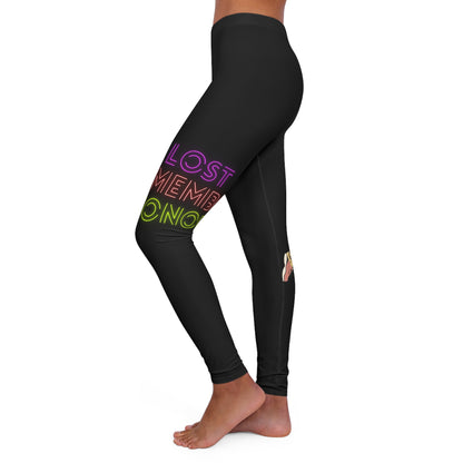 Women's Spandex Leggings: Golf Black