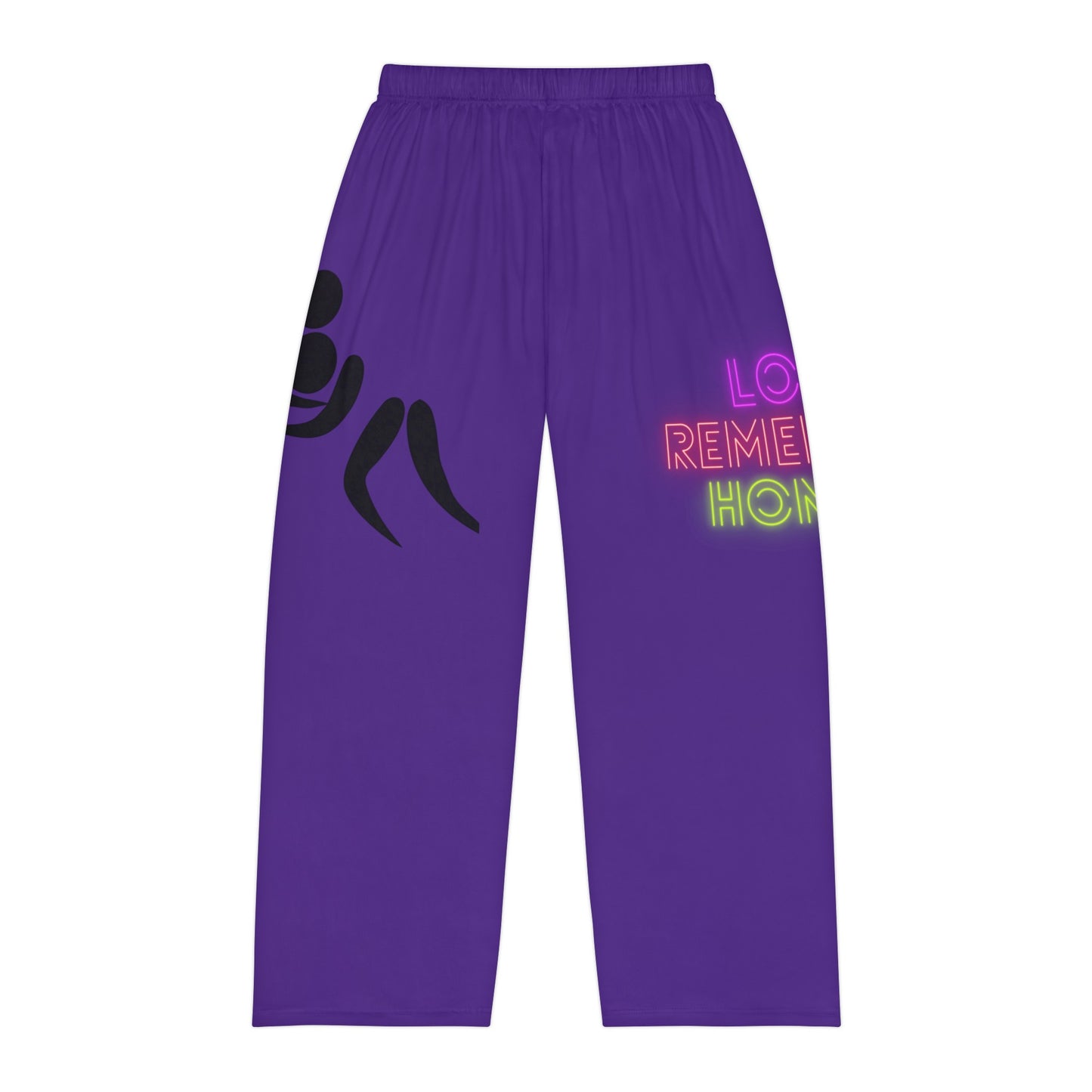 Men's Pajama Pants: Wrestling Purple