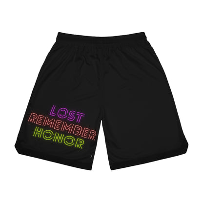 Basketball Rib Shorts: Wolves Black