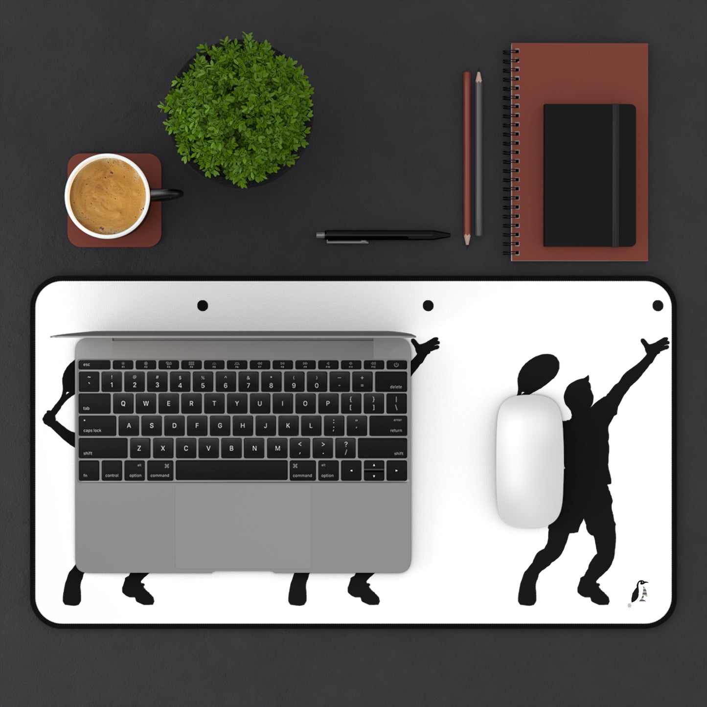 Desk Mat: Tennis White