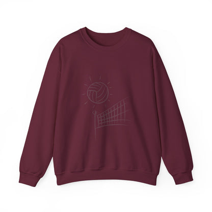 Heavy Blend™ Crewneck Sweatshirt: Volleyball #1 