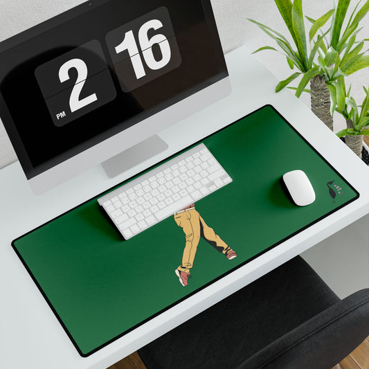 Desk Mats: Golf Dark Green