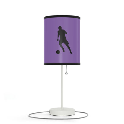 Lamp on a Stand, US|CA plug: Soccer Lite Purple