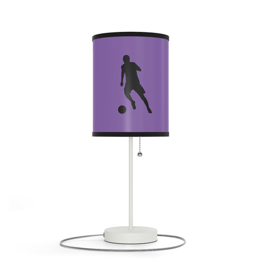 Lamp on a Stand, US|CA plug: Soccer Lite Purple