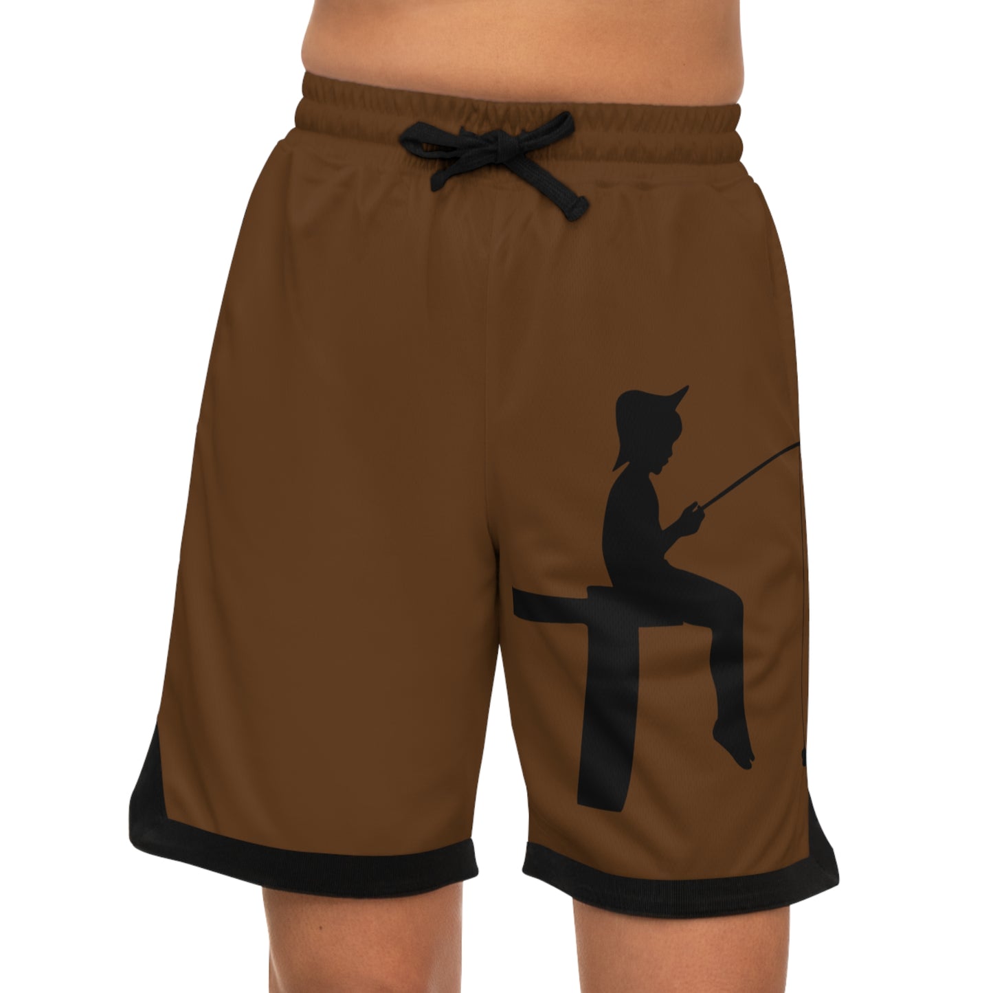 Basketball Rib Shorts: Fishing Brown