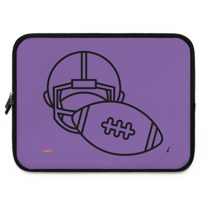 Laptop Sleeve: Football Lite Purple