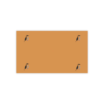 Post-it® Note Pads: Crazy Penguin World Logo Lite Brown