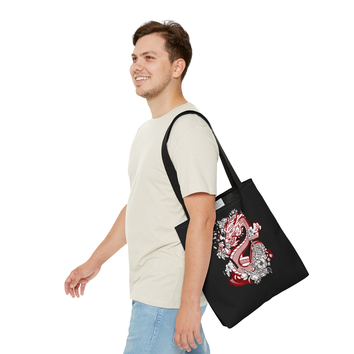 Tote Bag: Dragons Black