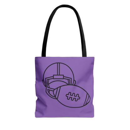 Tote Bag: Football Lite Purple