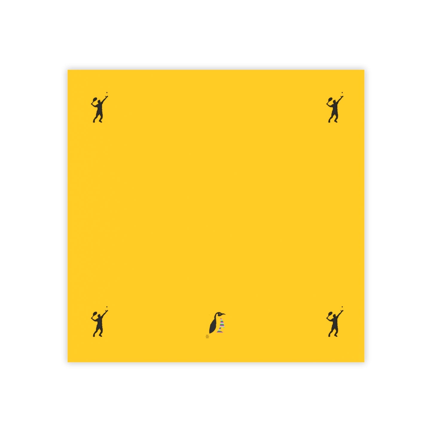 Post-it® Note Pads: Tennis Yellow