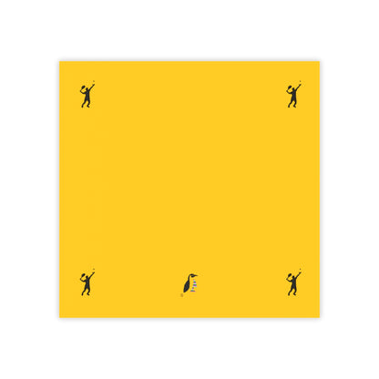 Post-it® Note Pads: Tennis Yellow