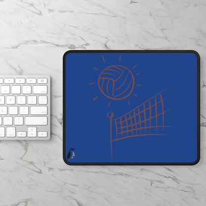 Gaming Mouse Pad: Volleyball Dark Blue