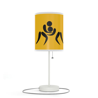 Lamp on a Stand, US|CA plug: Wrestling Yellow