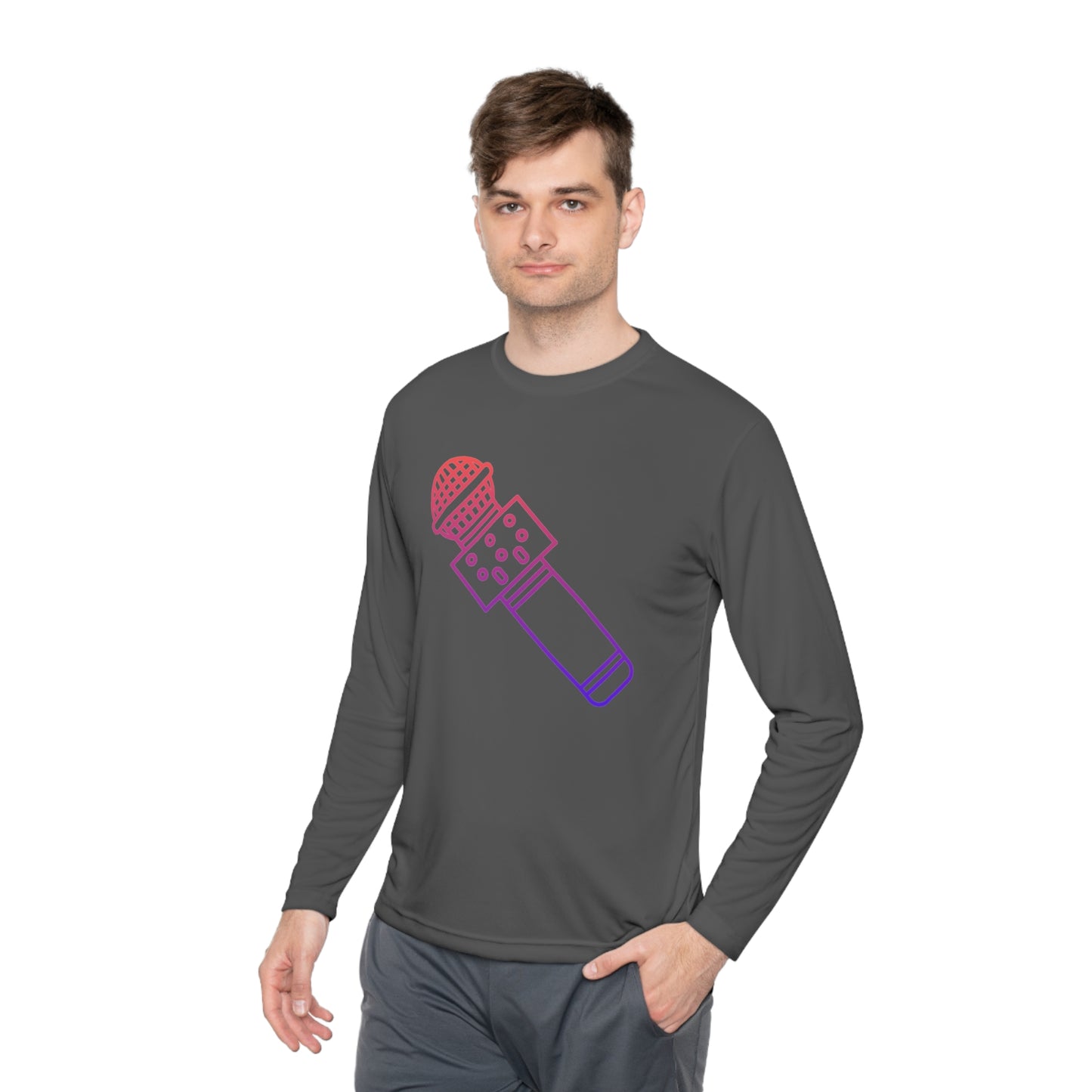 Lightweight Long Sleeve Tee: Music #1