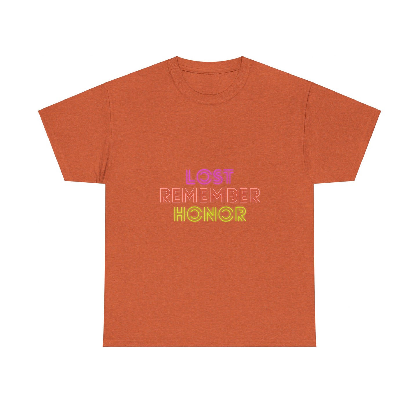 Heavy Cotton Tee: Lost Remember Honor #1