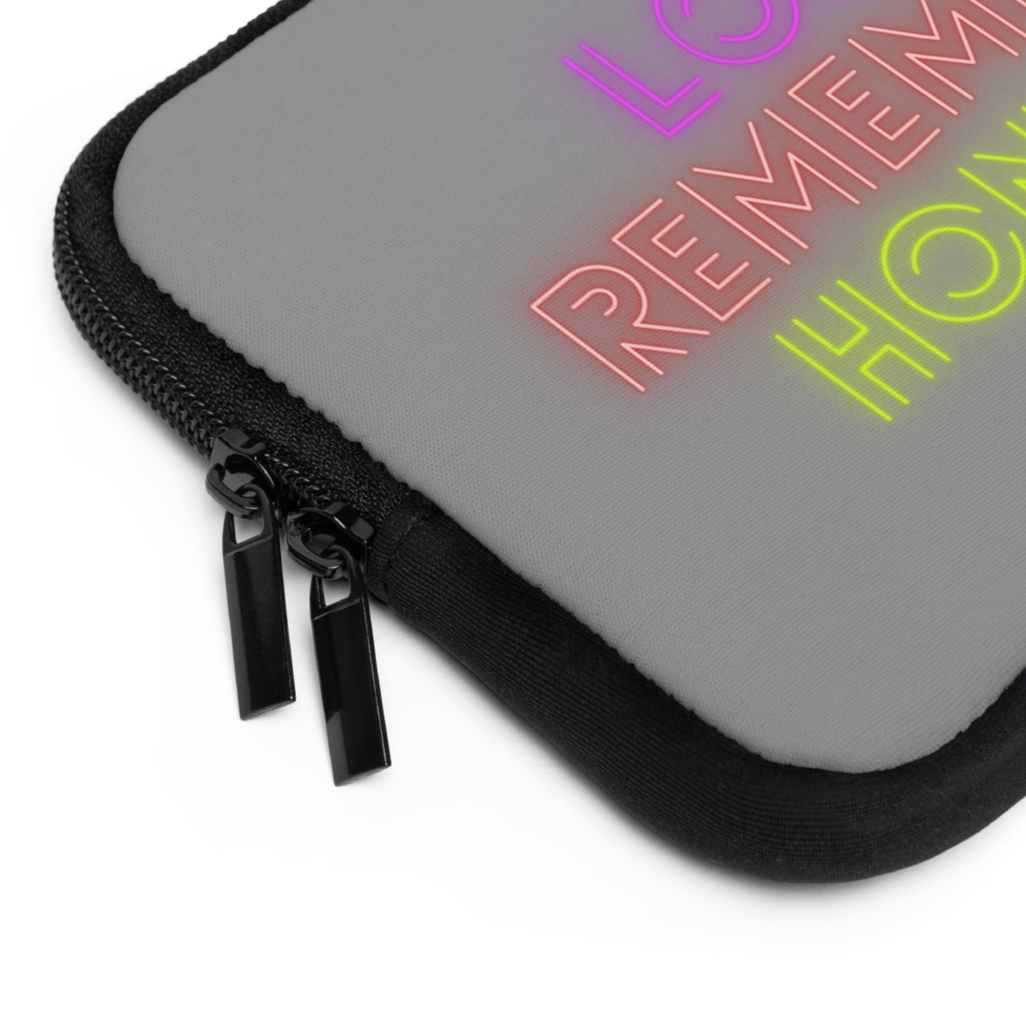 Laptop Sleeve: Lost Remember Honor Grey