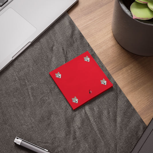 Post-it® Note Pads: Wolves Dark Red