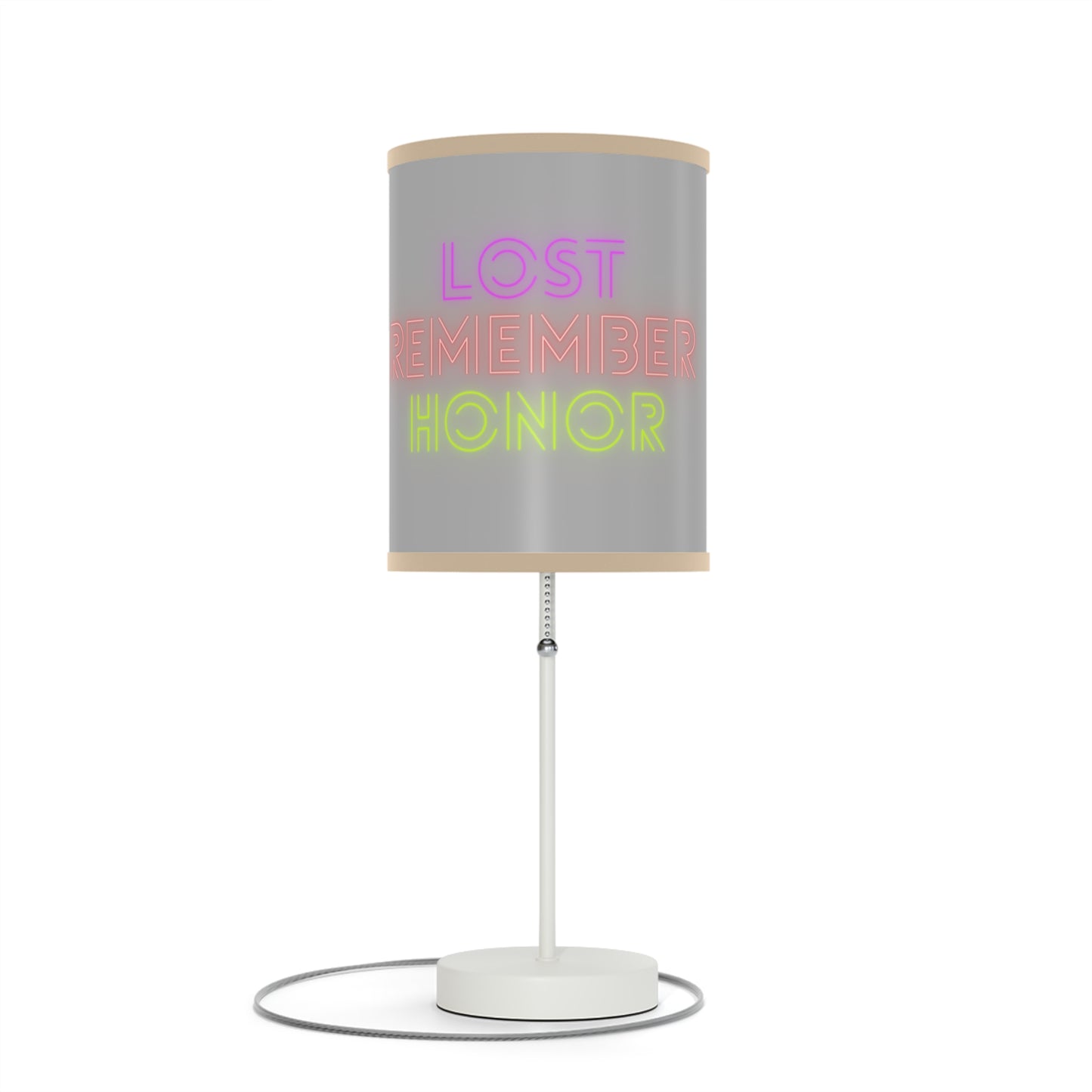 Lamp on a Stand, US|CA plug: Lost Remember Honor Lite Grey