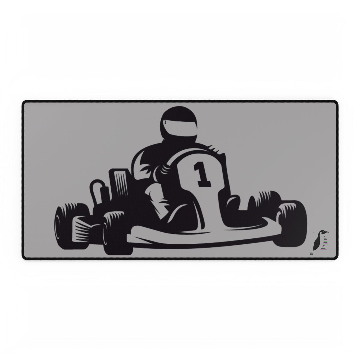 Desk Mats: Racing Lite Grey