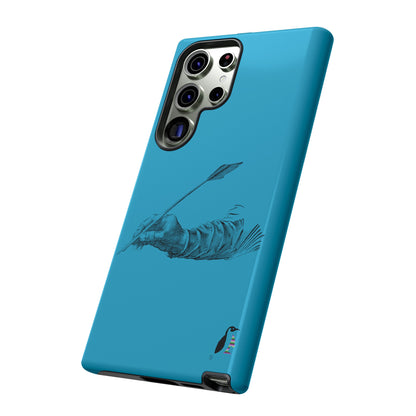 Tough Cases (for Samsung & Google): Writing Turquoise