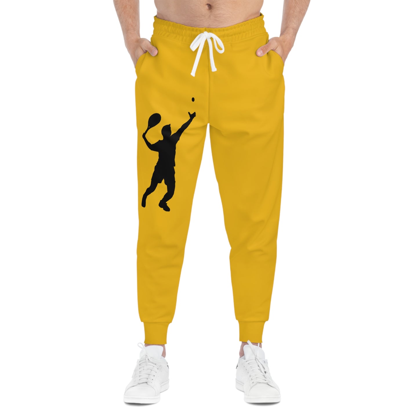 Athletic Joggers: Tennis Yellow