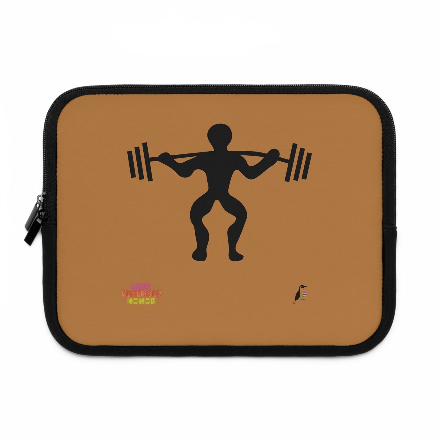 Laptop Sleeve: Weightlifting Lite Brown