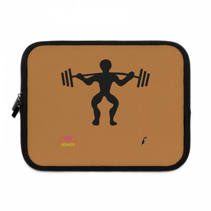 Laptop Sleeve: Weightlifting Lite Brown