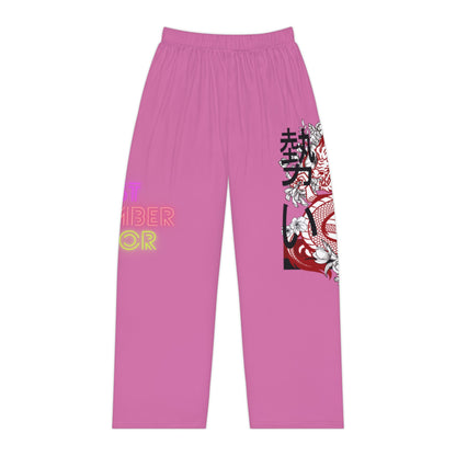 Women's Pajama Pants: Dragons Lite Pink