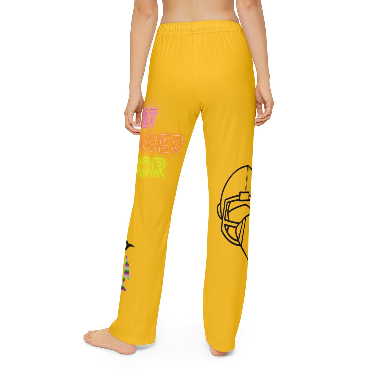 Pajama na pantalon ng mga bata: Football Yellow 