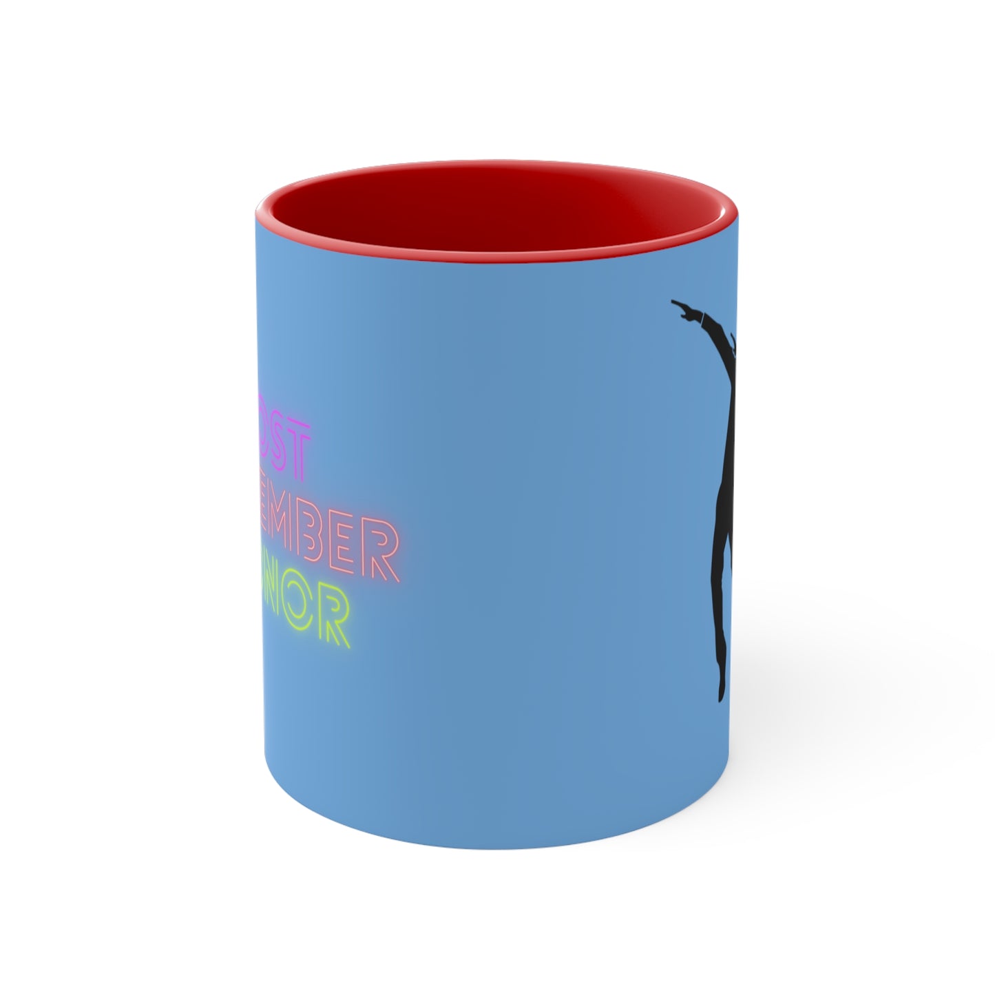 Accent Coffee Mug, 11oz: Dance Lite Blue