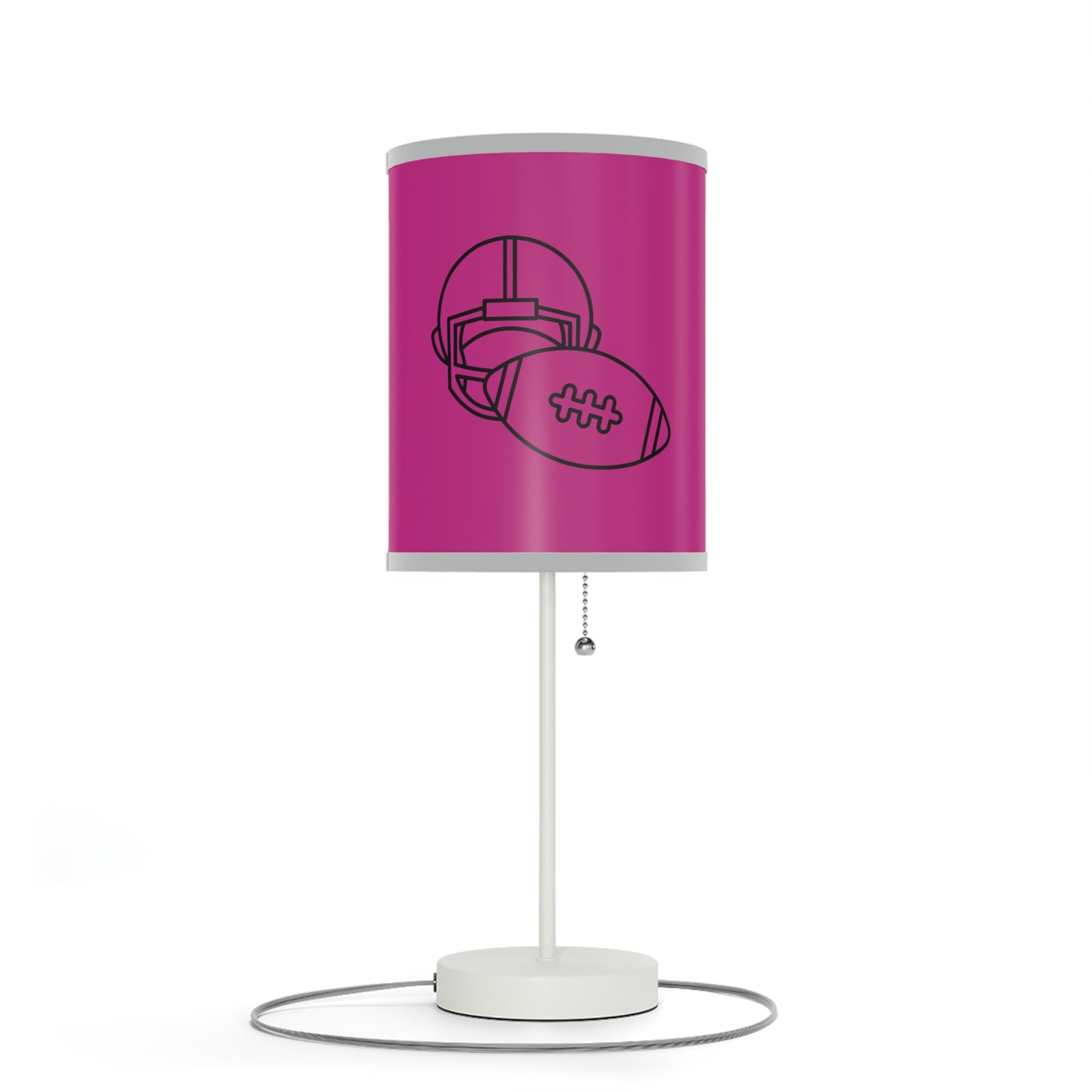 Lamp on a Stand, US|CA plug: Football Pink