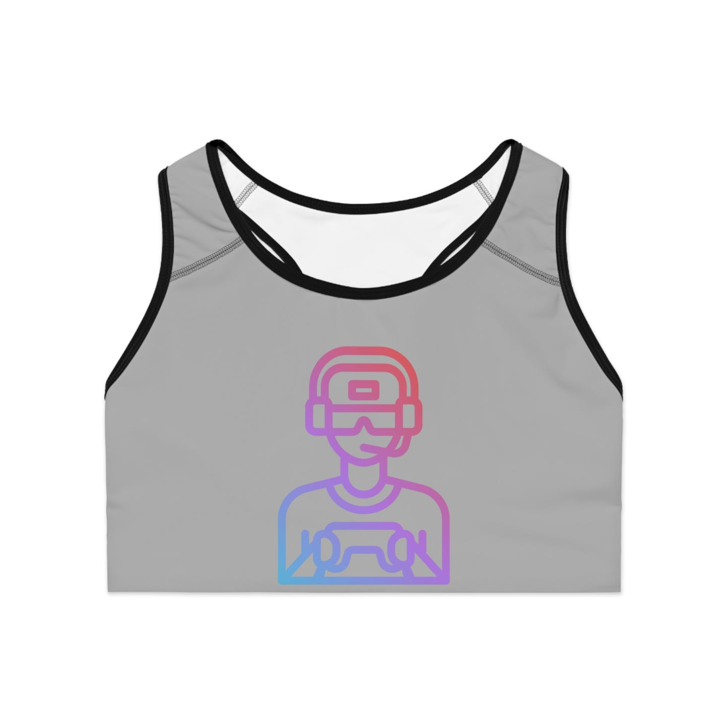 Sports Bra: Gaming Lite Grey