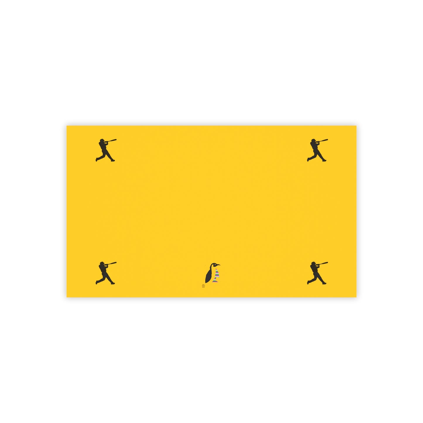 Post-it® Note Pads: Baseball Yellow