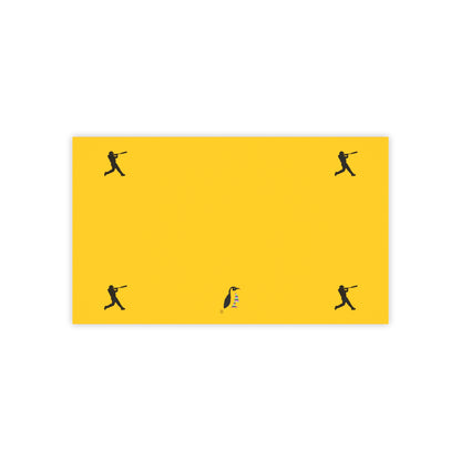 Post-it® Note Pads: Baseball Yellow