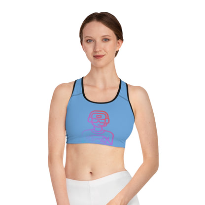 Sports Bra: Gaming Lite Blue