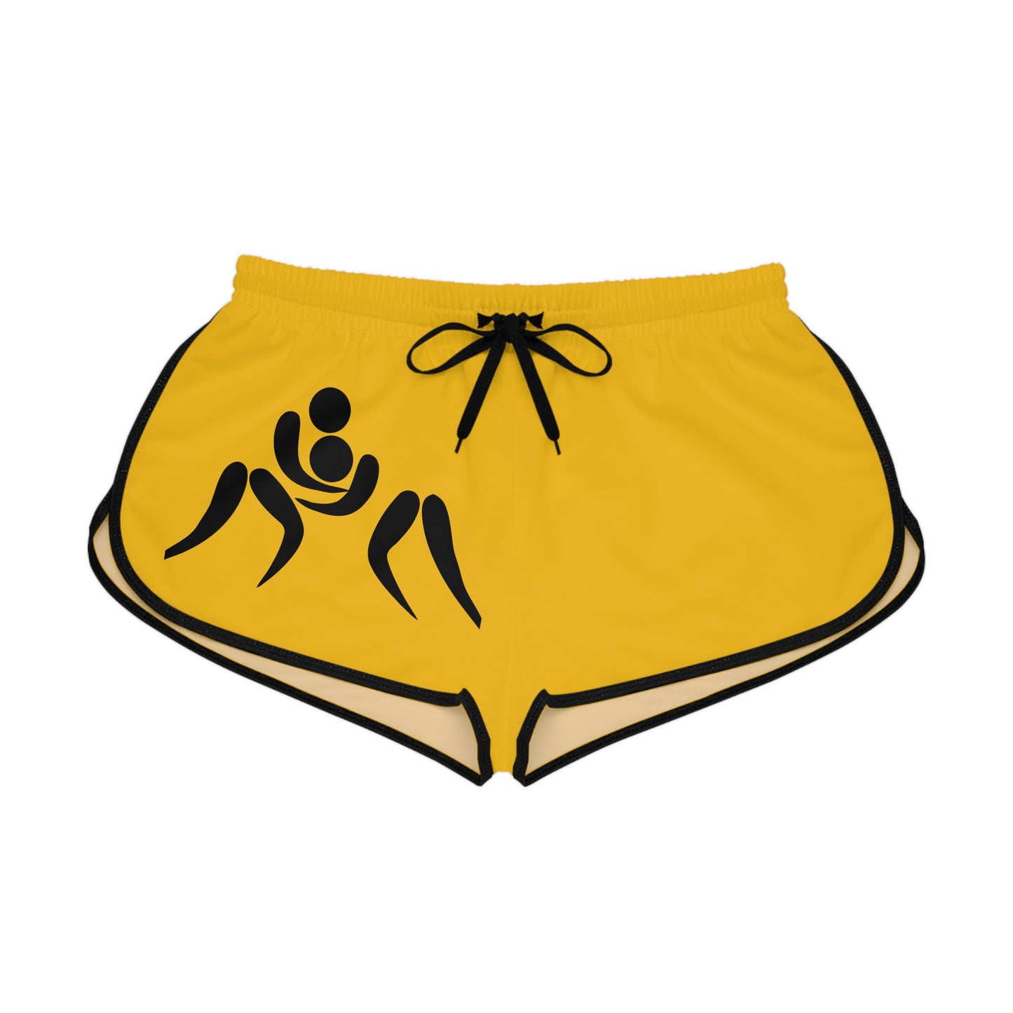 Women's Relaxed Shorts: Wrestling Yellow