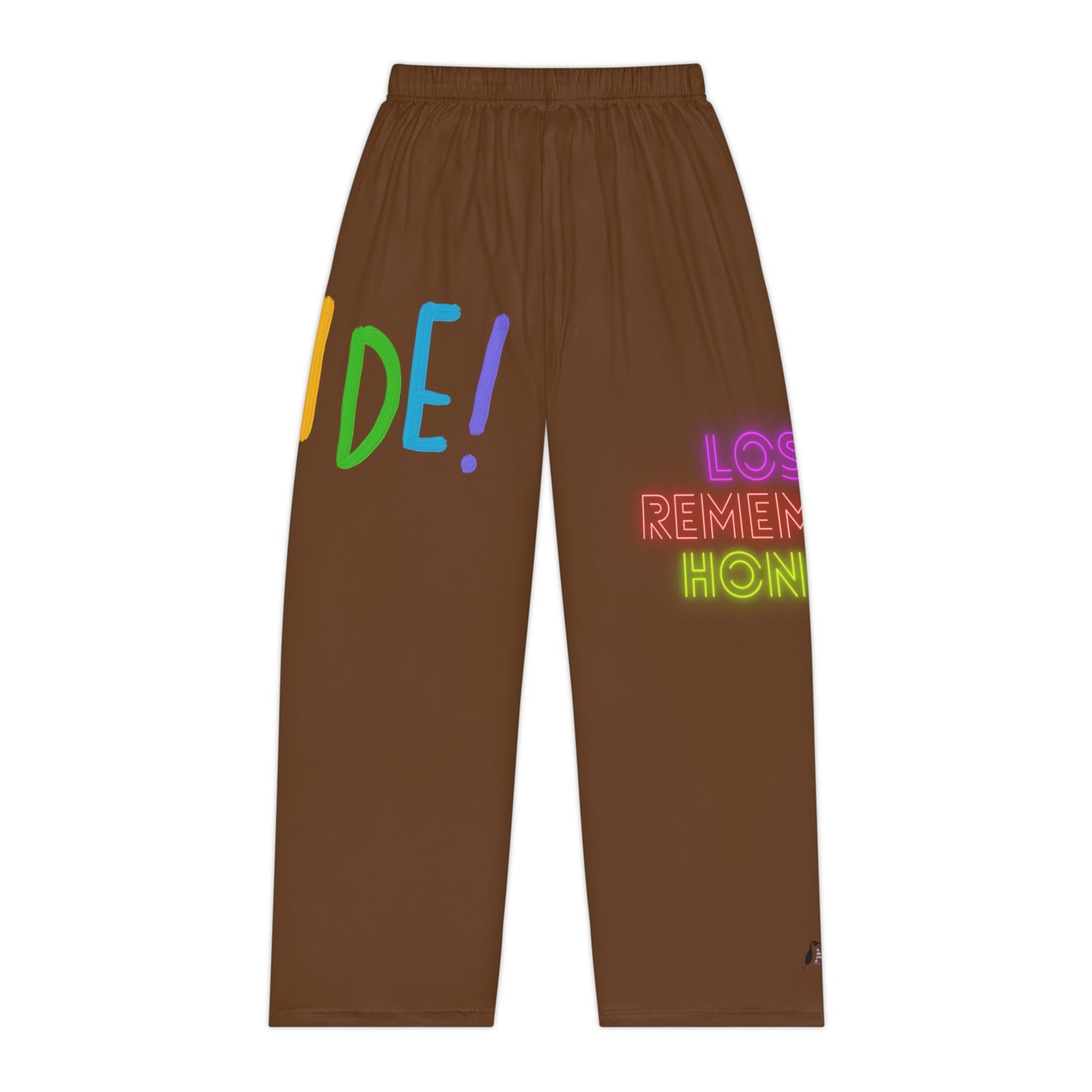 Pambabaeng Pajama Pants: LGBTQ Pride Brown