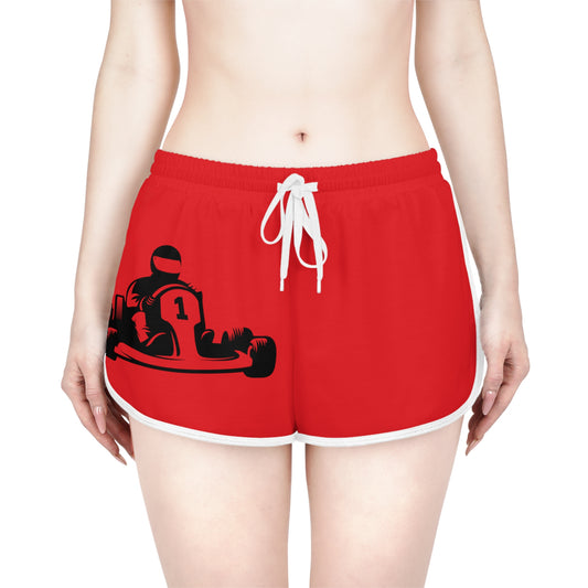 Women's Relaxed Shorts: Racing Red