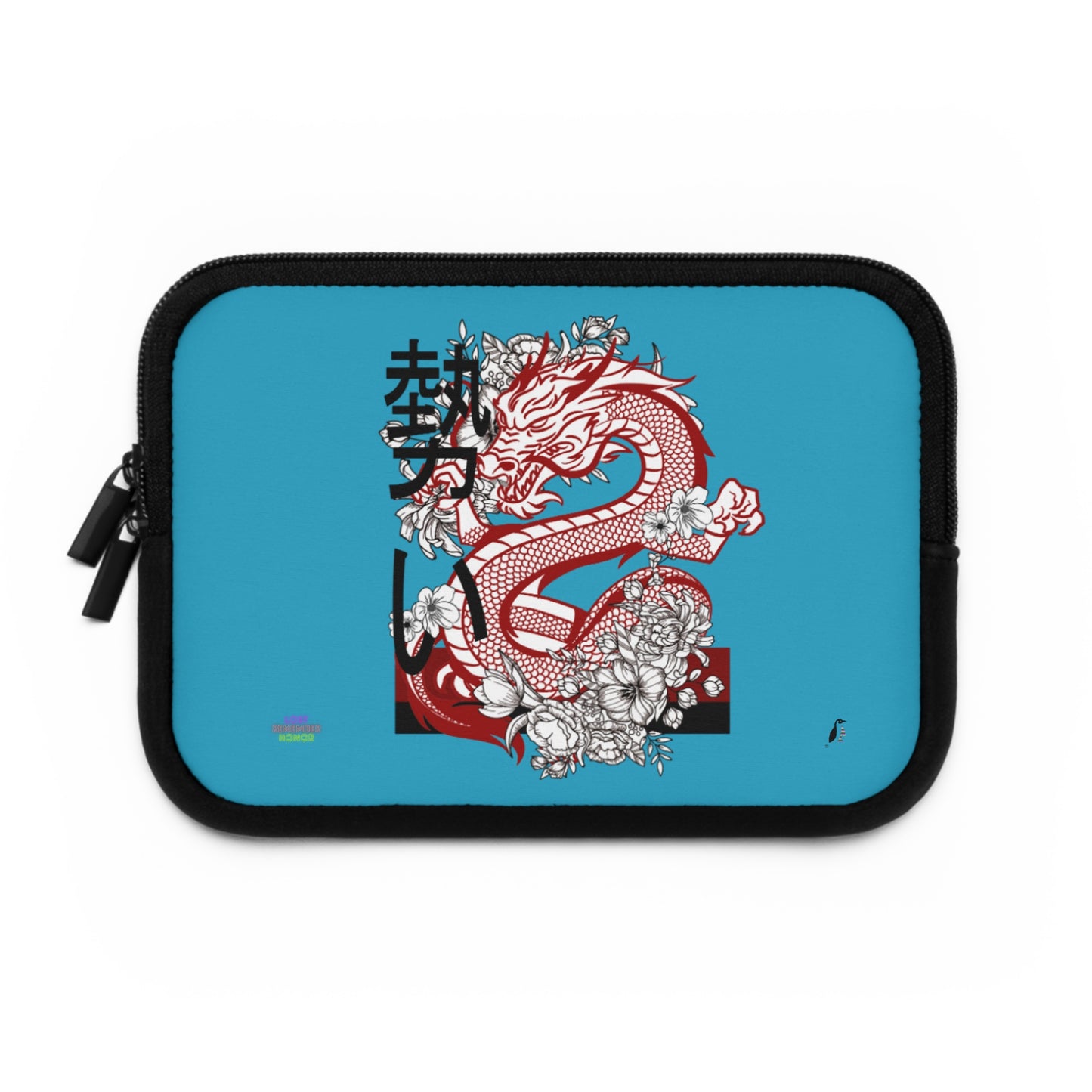 Laptop Sleeve: Dragons Turquoise