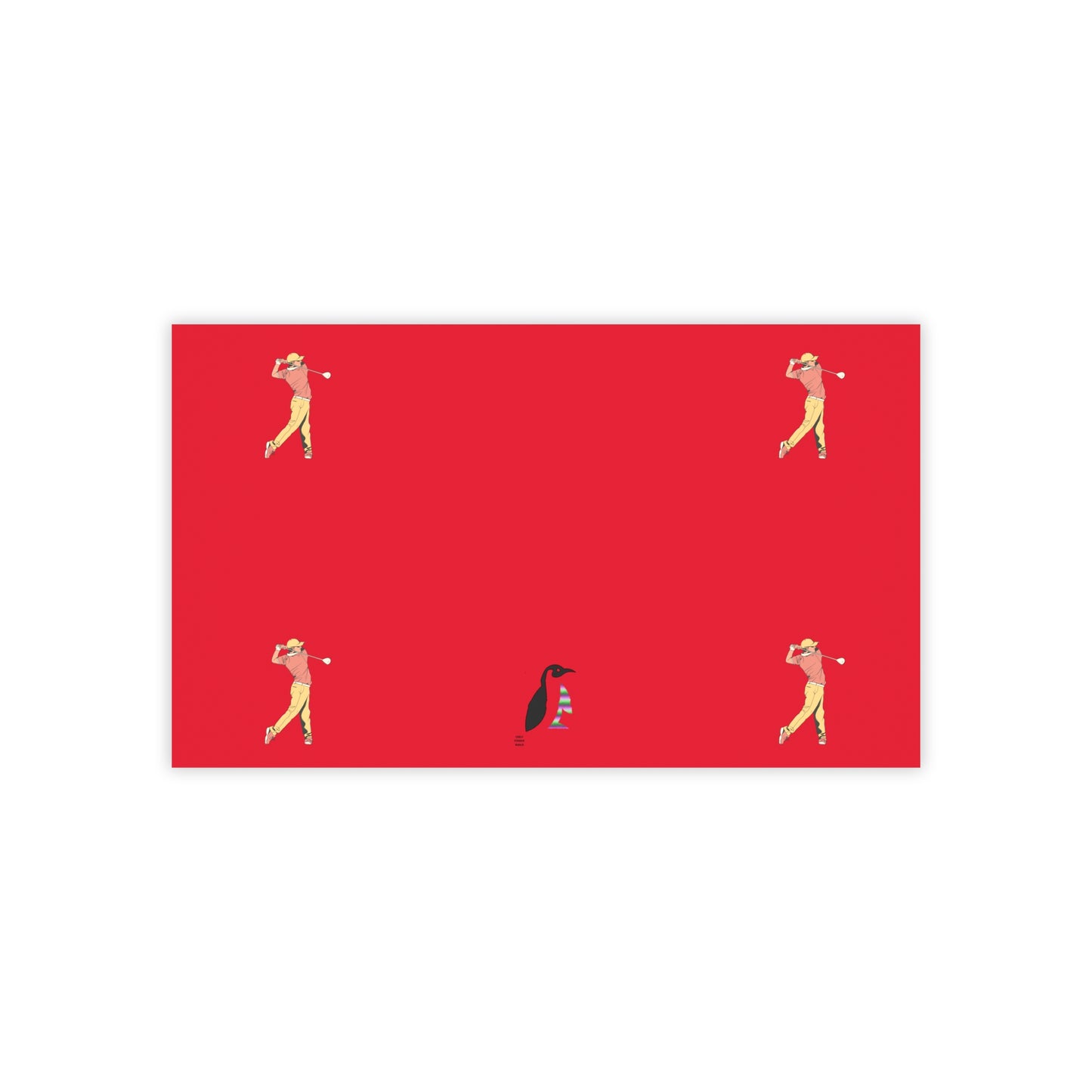 Post-it® Note Pads: Golf Dark Red