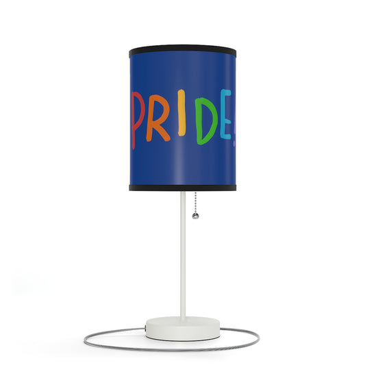 Lamp on a Stand, US|CA plug: LGBTQ Pride Dark Blue