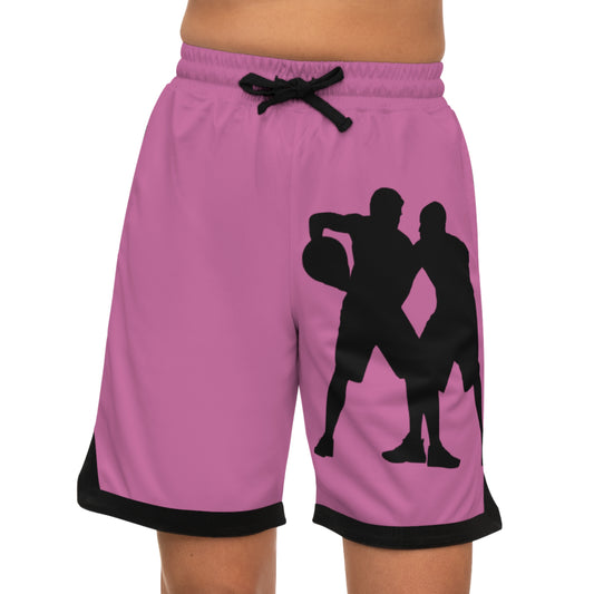 Basketball Rib Shorts: Basketball Lite Pink