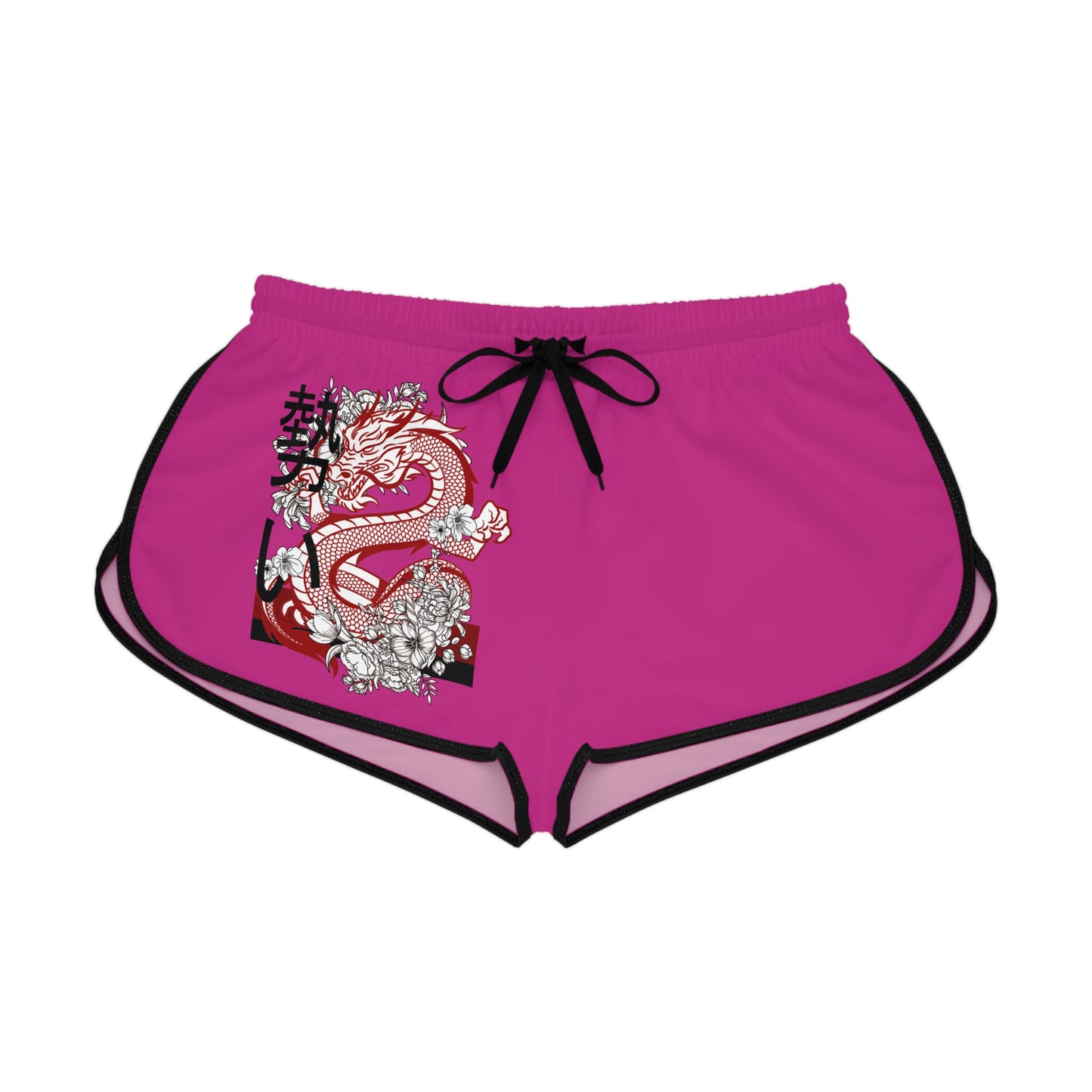 Women's Relaxed Shorts: Dragons Pink