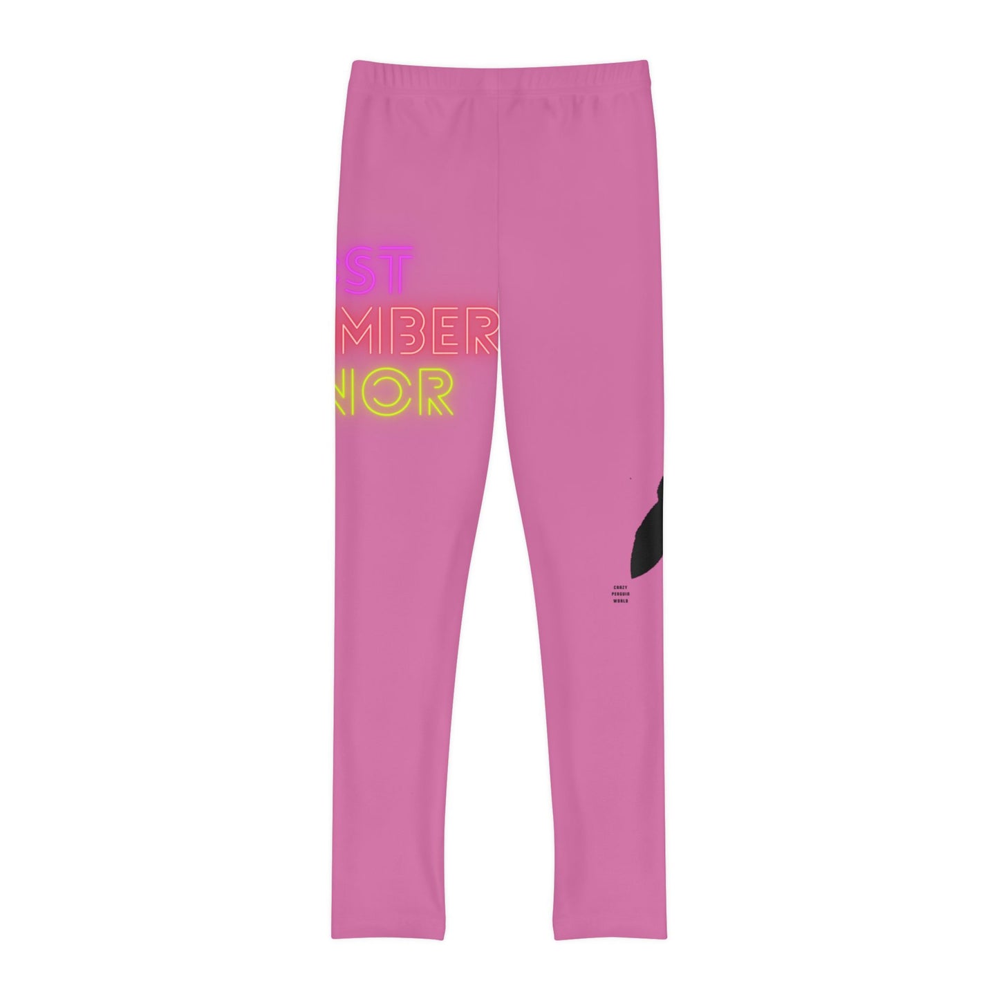 Youth Full-Length Leggings: Lost Remember Honor Lite Pink