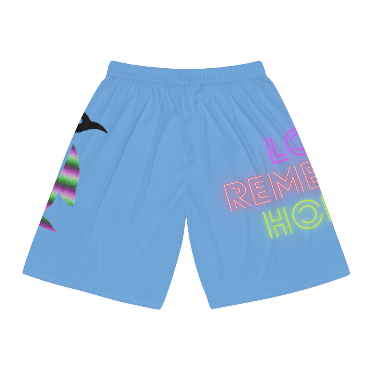 Basketball Shorts: Lost Remember Honor Lite Blue