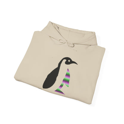 Heavy Blend™ Hooded Sweatshirt: Crazy Penguin World Logo #1