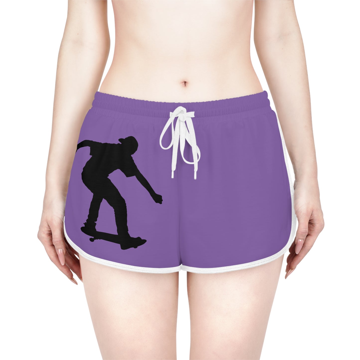 Women's Relaxed Shorts: Skateboarding Lite Purple