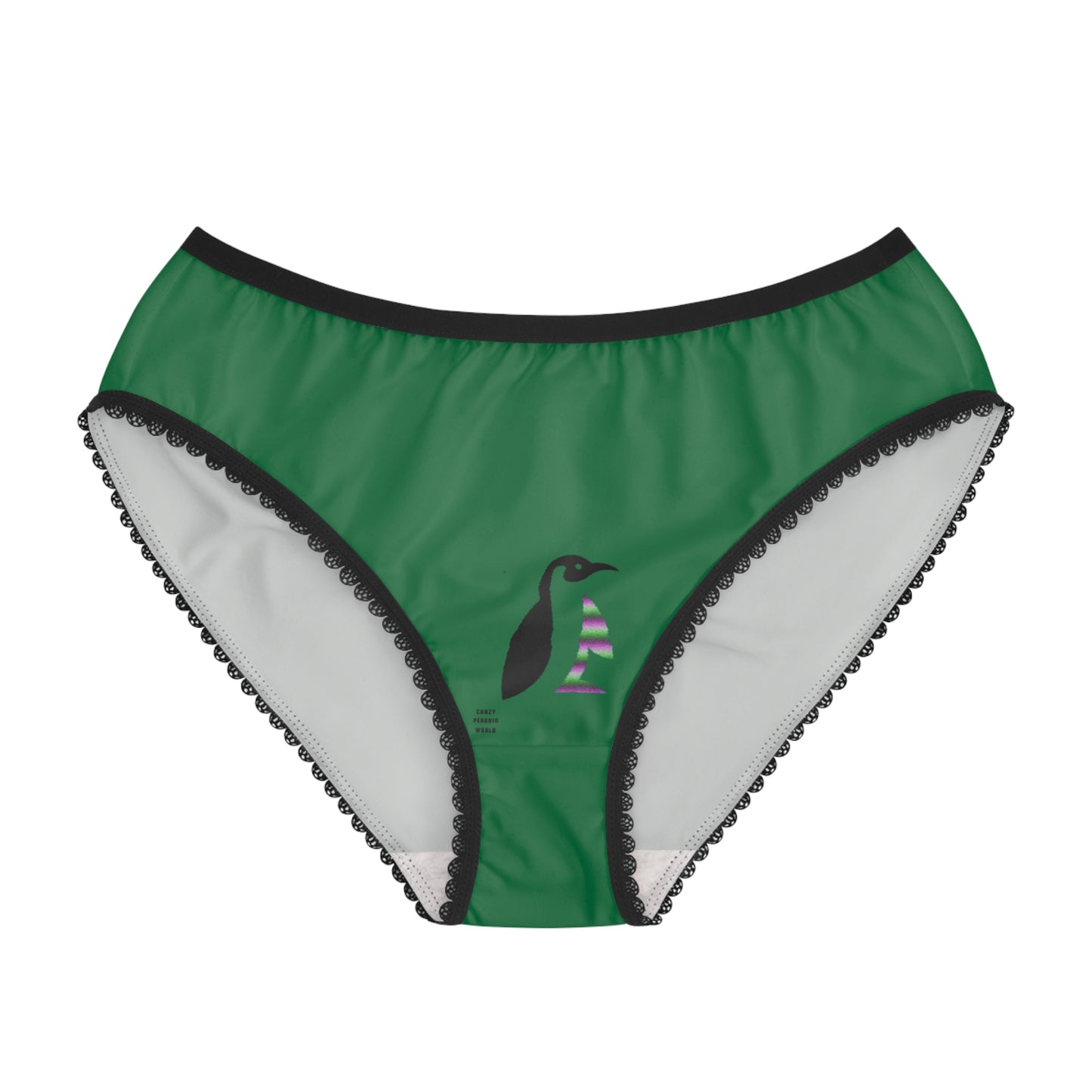 Women's Briefs: Volleyball Dark Green