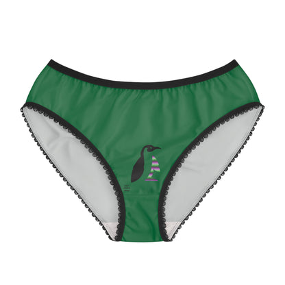 Women's Briefs: Volleyball Dark Green